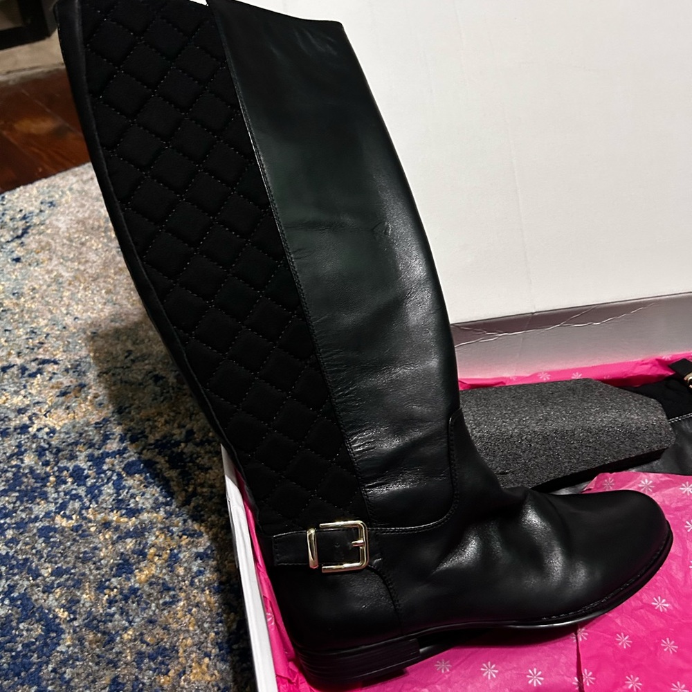 Isaac Mizrahi Black Over the Knee Boots